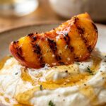 Grilled Peaches with Greek Yogurt Honey