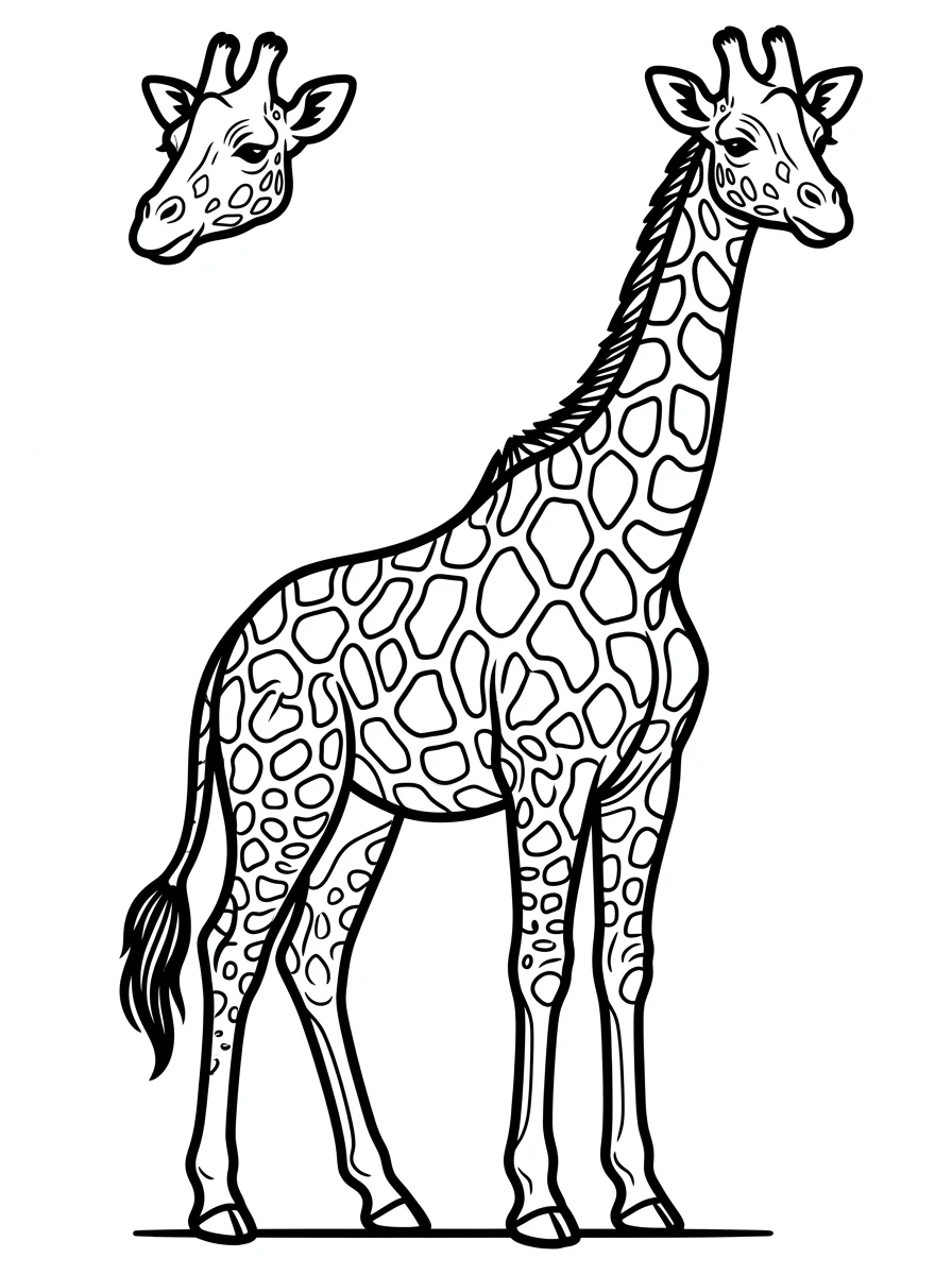 animal coloring pages free printable 4