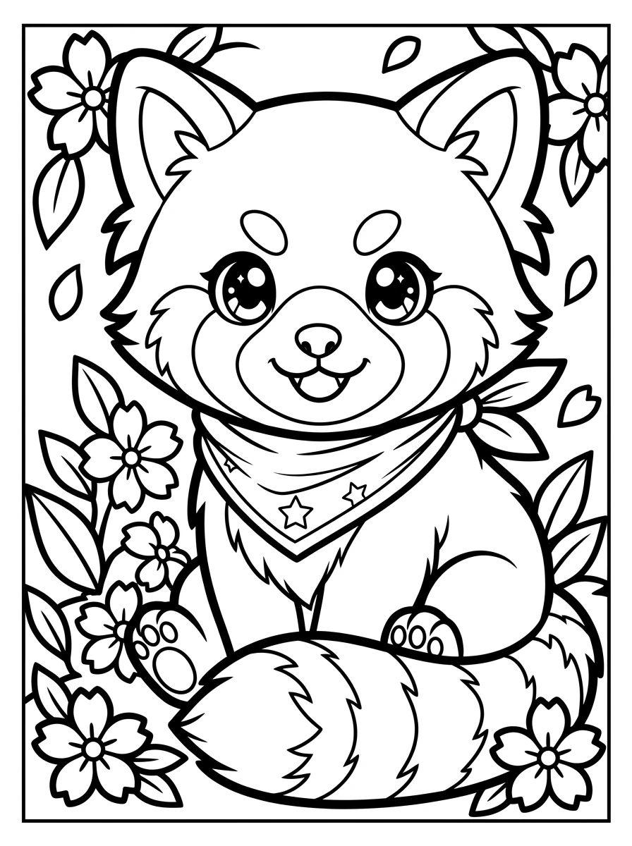 anime animal coloring pages to print coloring page 3