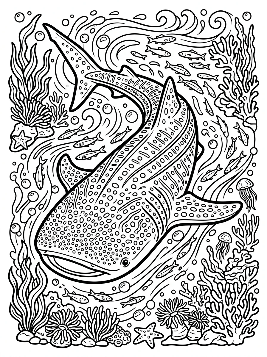 sea animal coloring pages free download coloring page 1