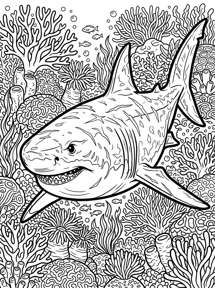 sea animal coloring pages free download coloring page 3