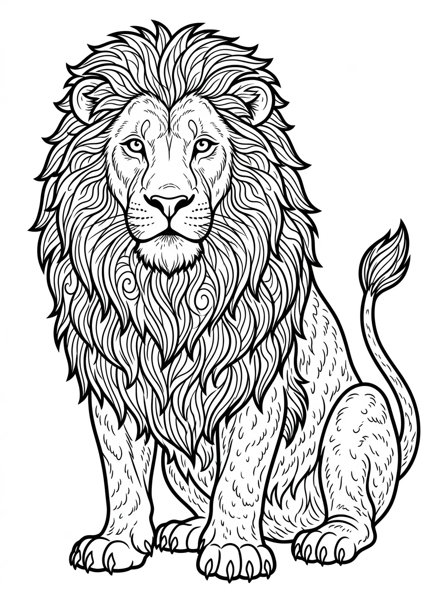 wild zoo animal coloring pages printable coloring page 8